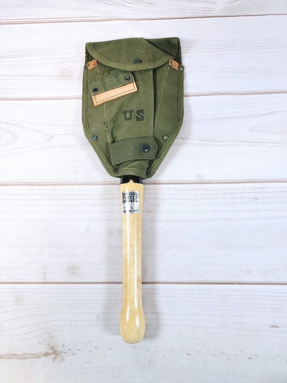 U.S. Military Intrenching Tool Cover M1956 W/ Special Forces Shovel NEW